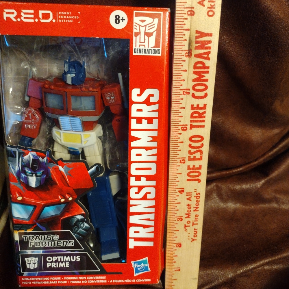 Hasbro Transformers R.E.D. Optimus Prime in Red and Blue